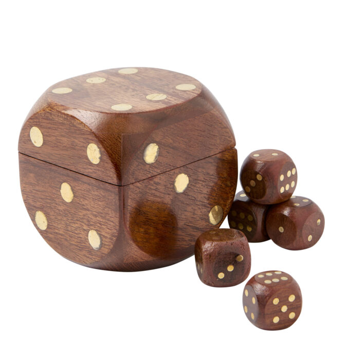 Dice Box, Brass