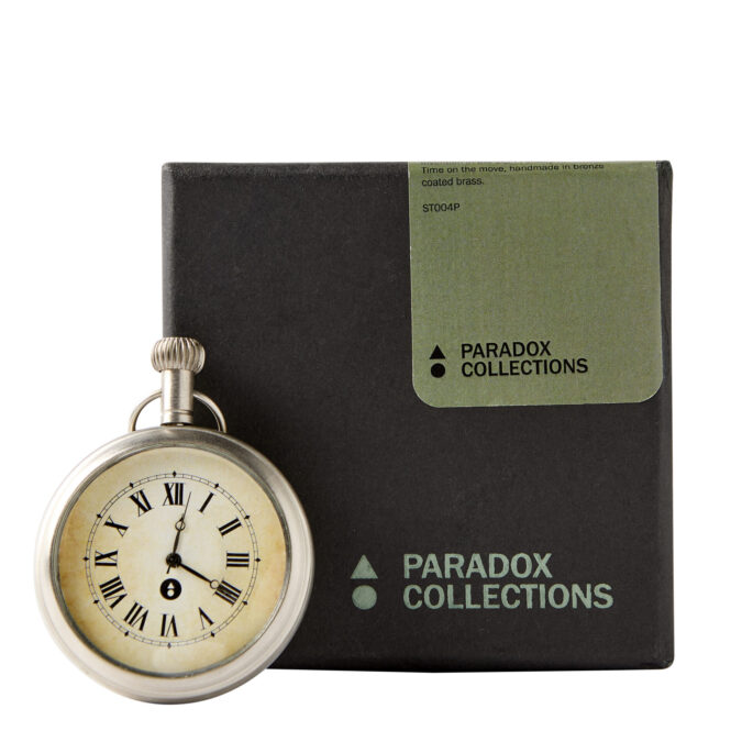 Timekeepers Pocket Watch, Pewter