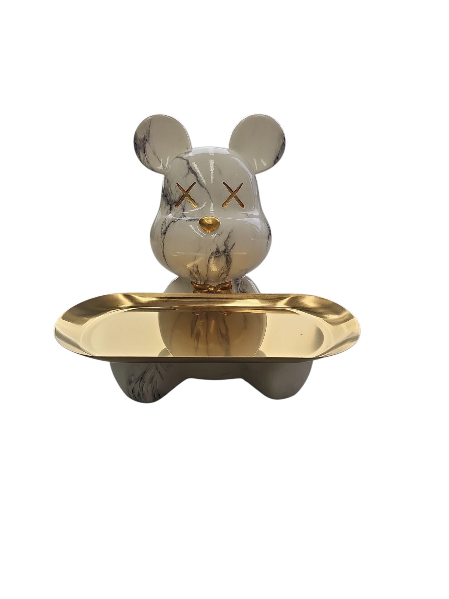 Bear Brick Tray White