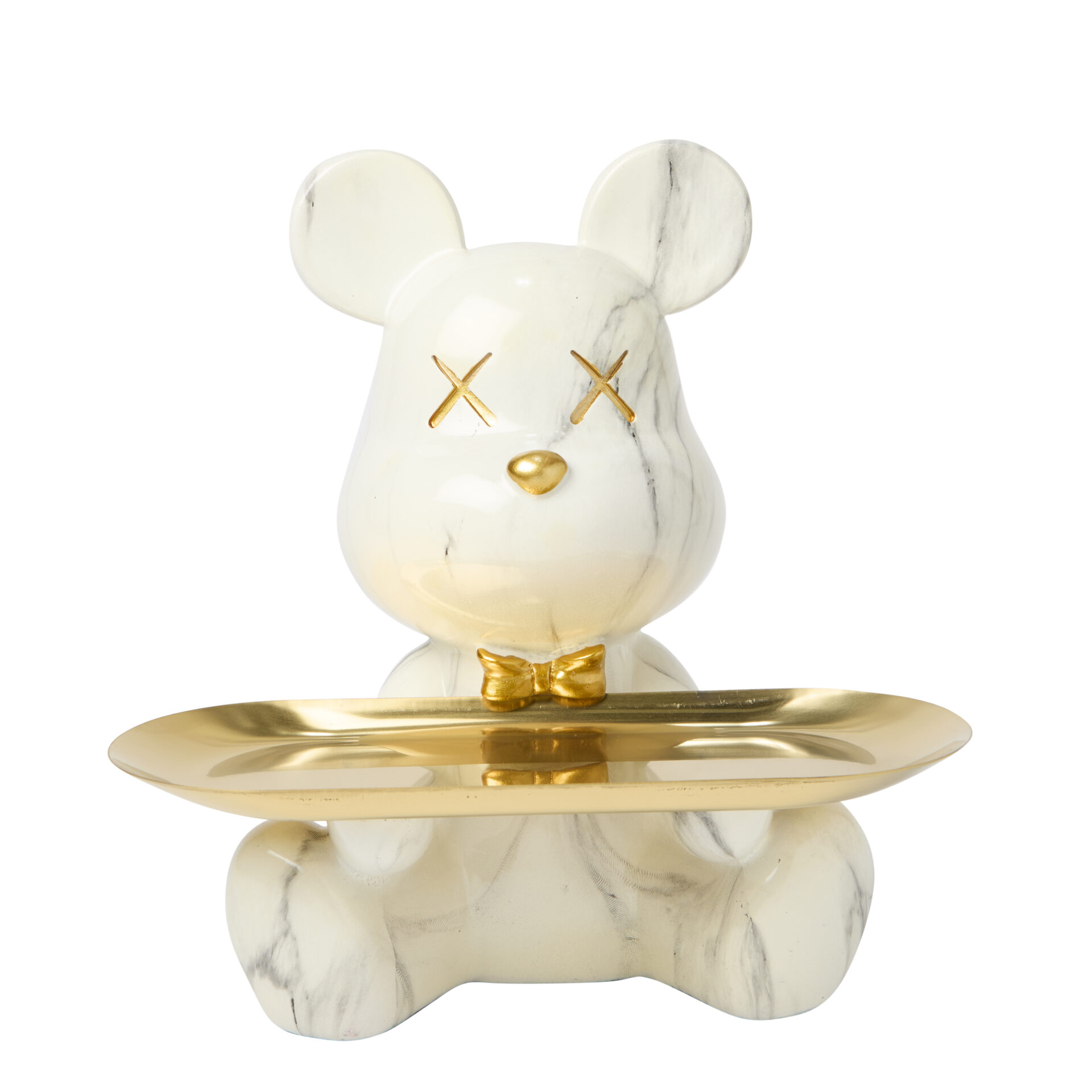 Bear Brick Tray White