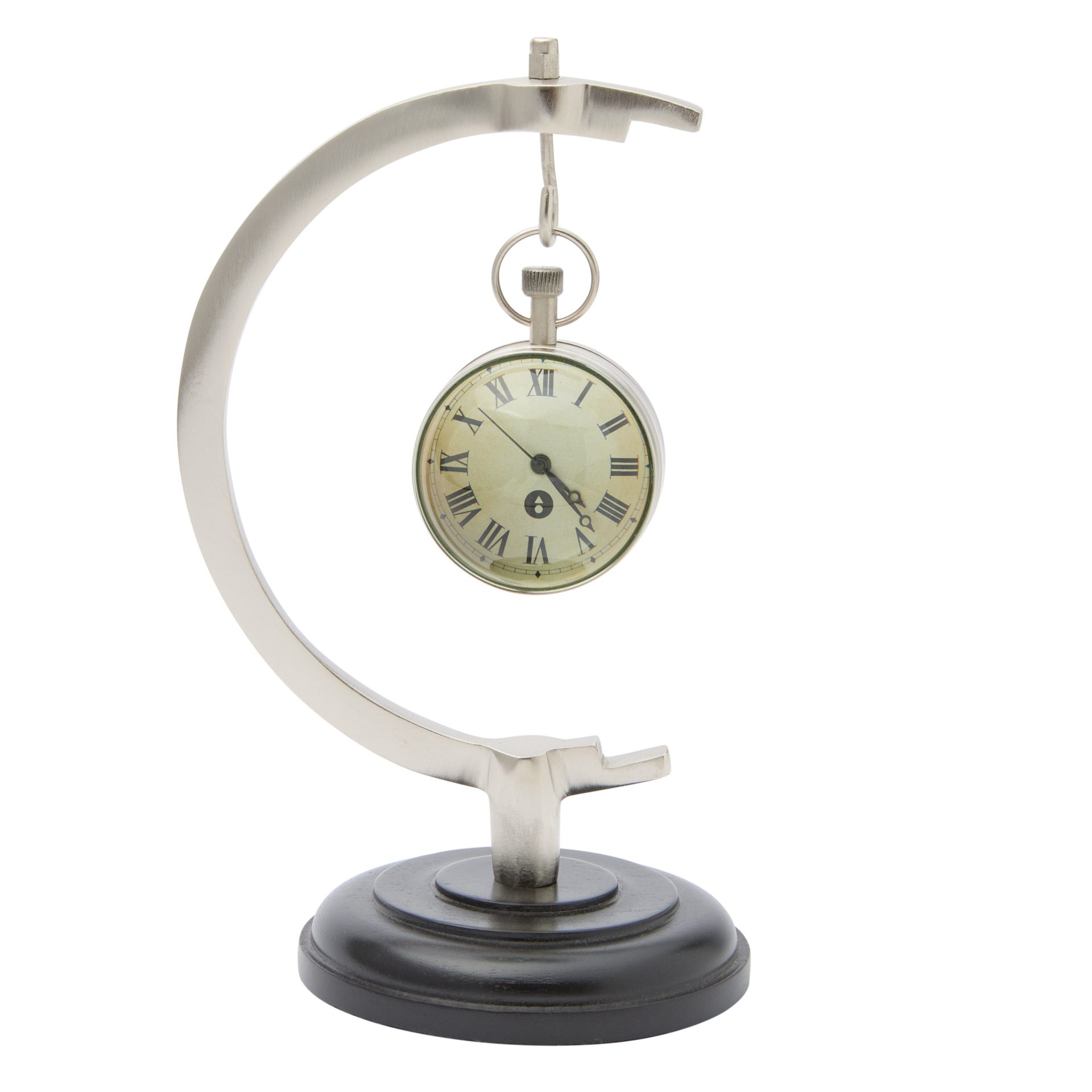 Timekeepers Clock, Pewter - Image 3