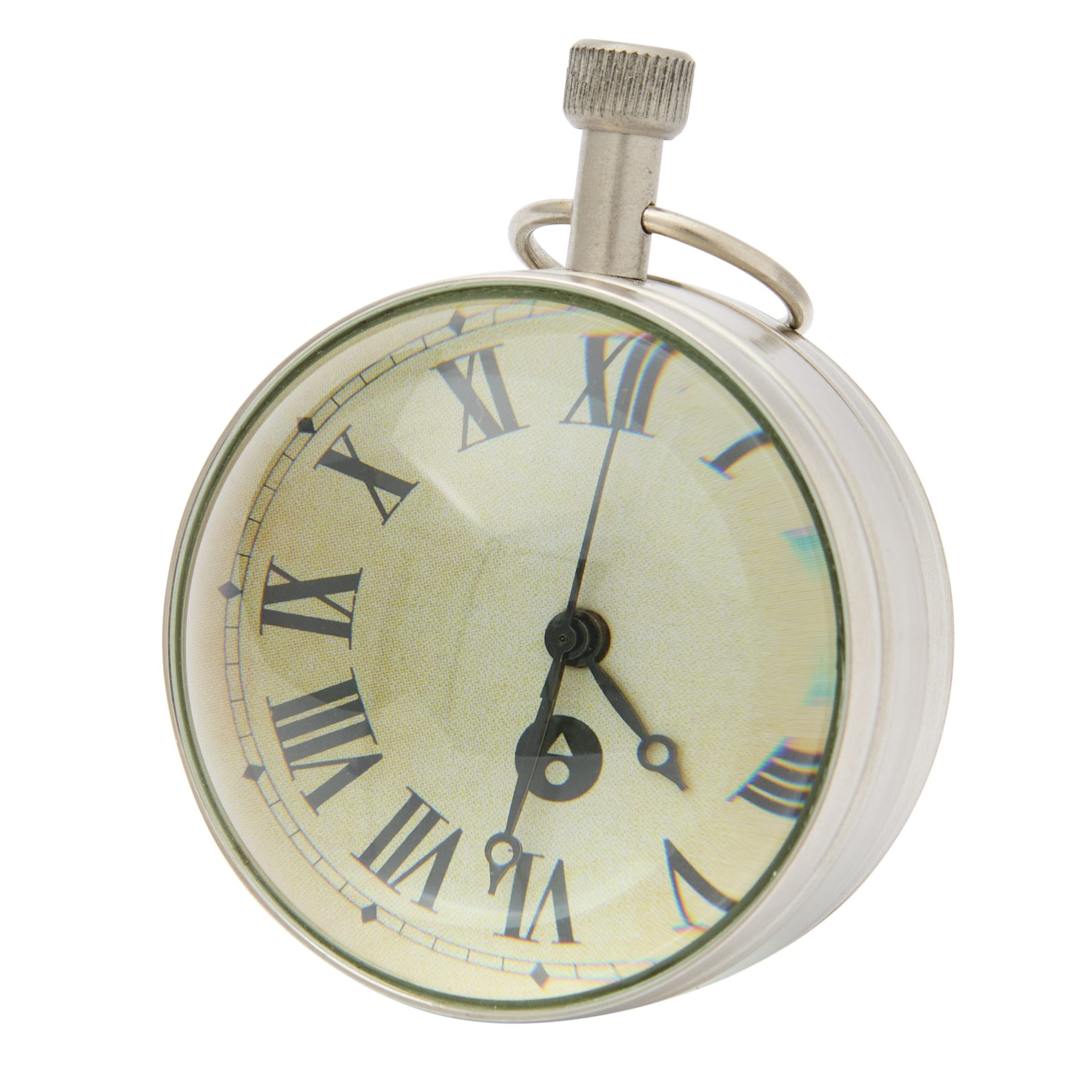 Timekeepers Clock, Pewter - Image 7
