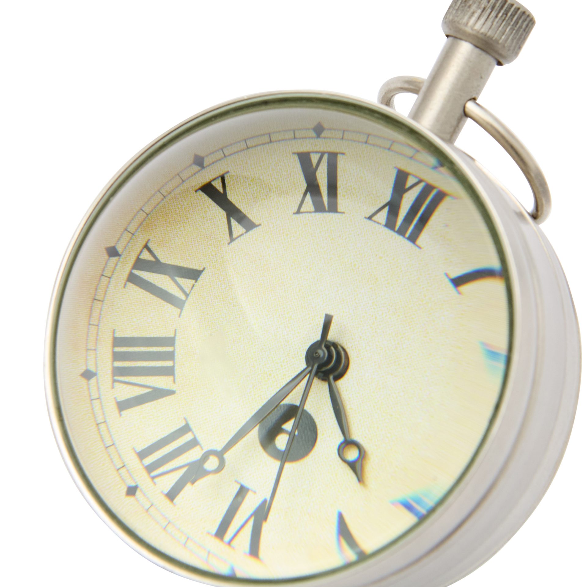 Timekeepers Clock, Pewter - Image 4