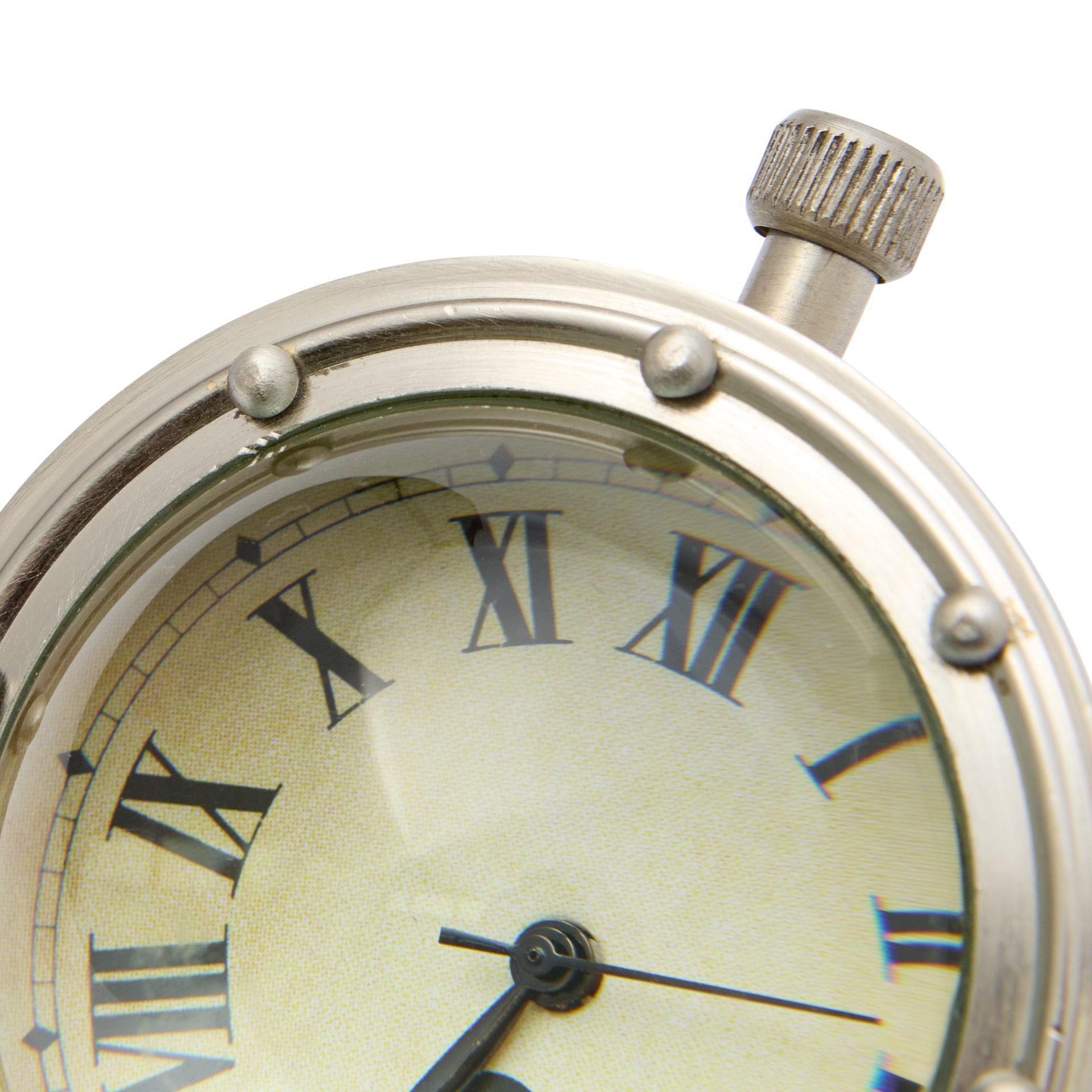 Timekeepers Porthole Clock, Pewter - Image 3