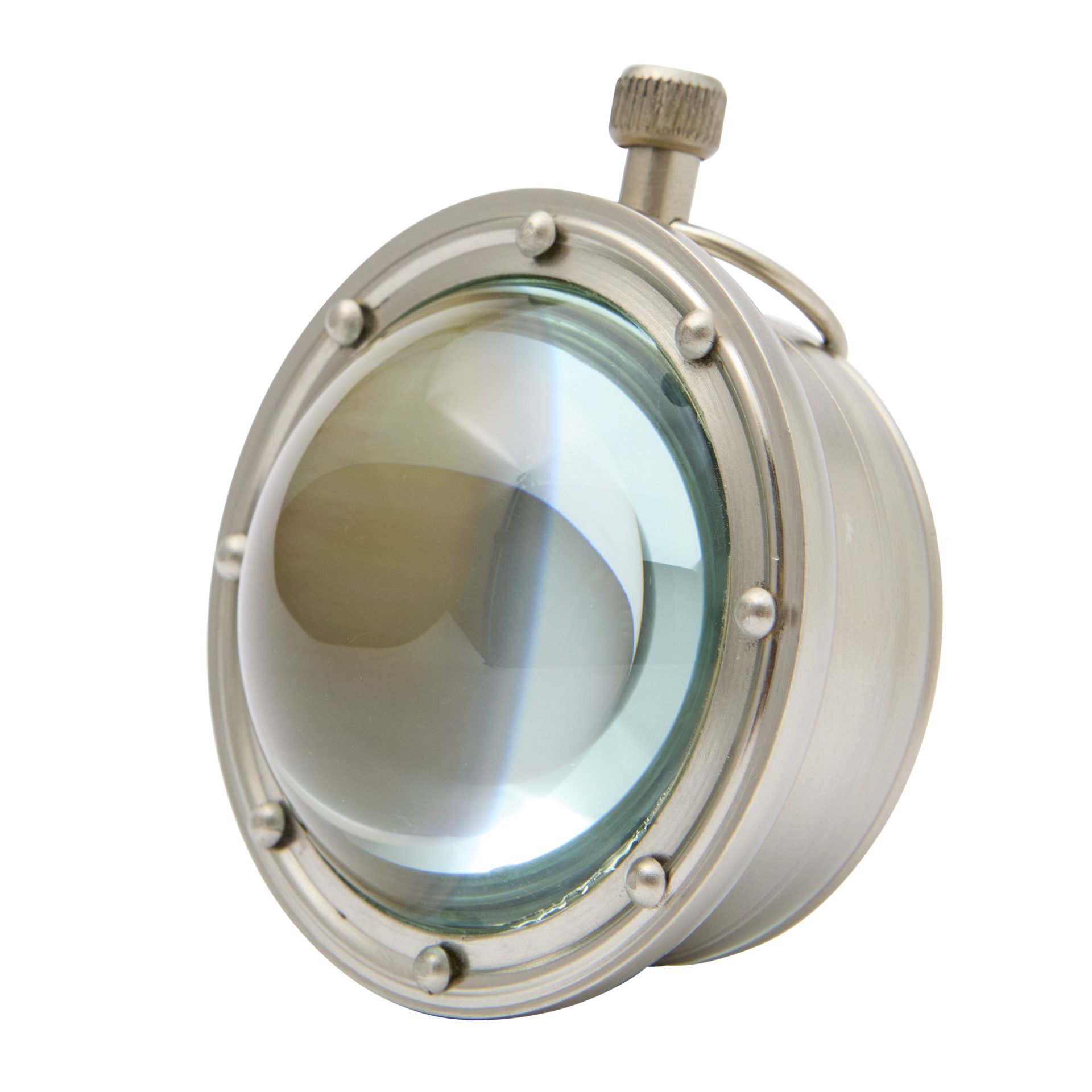 Timekeepers Porthole Clock, Pewter - Image 4